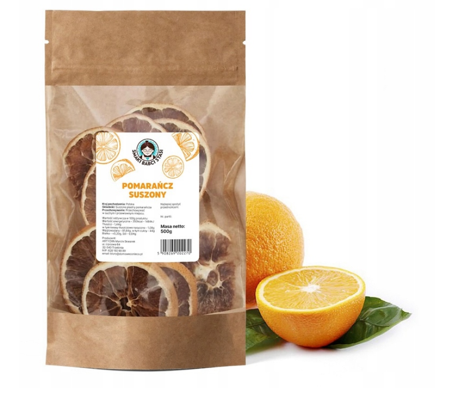 Suszone pomarańcze 500g