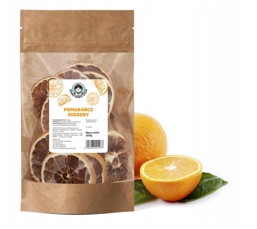 Suszone pomarańcze 200 g