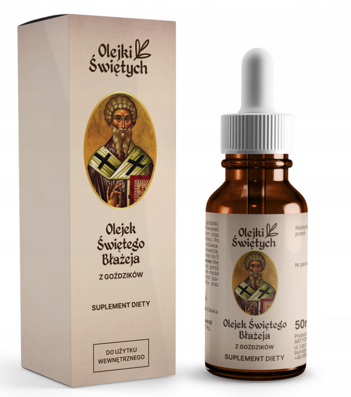 Olejek Świętego Błażeja z Gozdzików 50ml infekcje