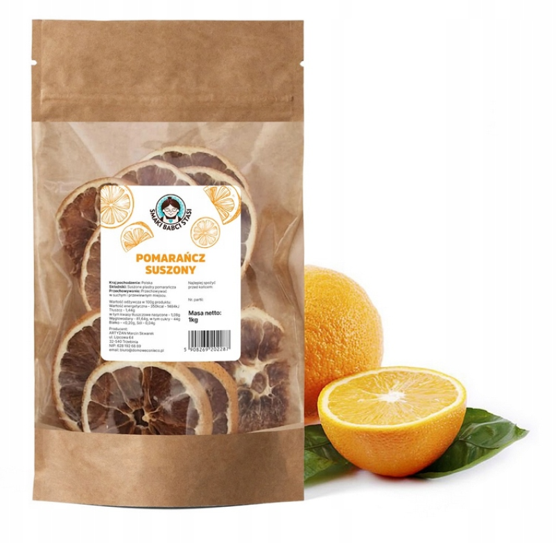 Suszone pomarańcze 1kg