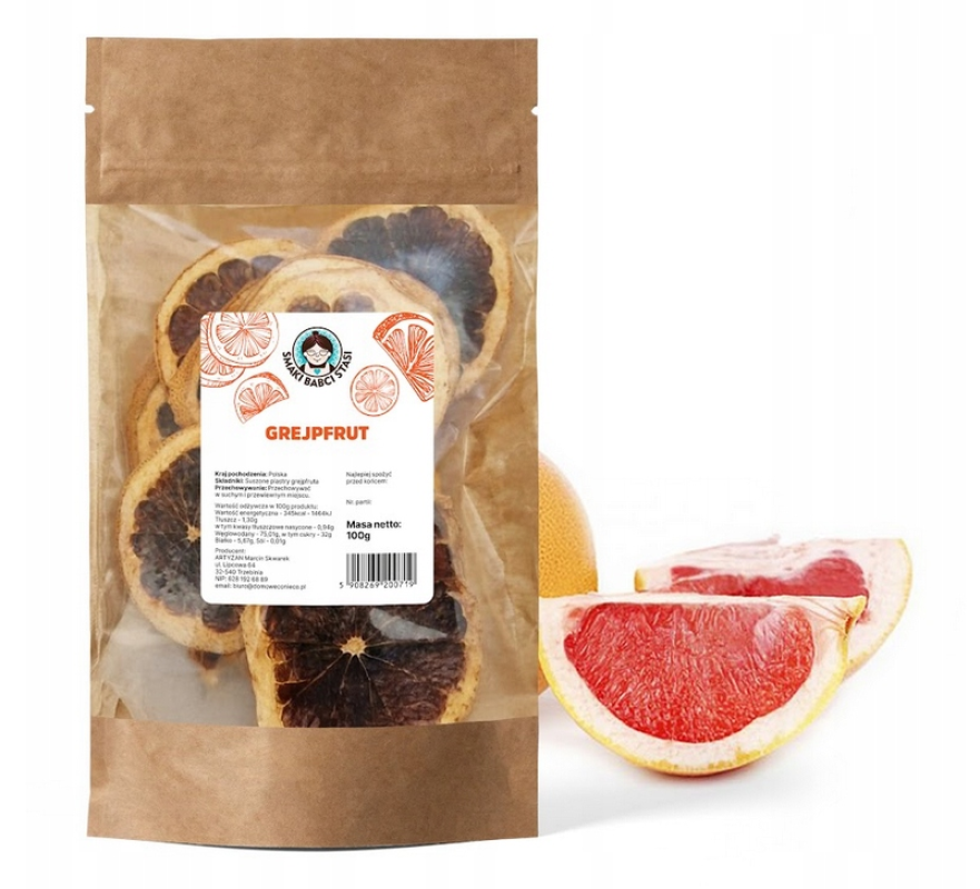 Suszone grejpfruty 100g