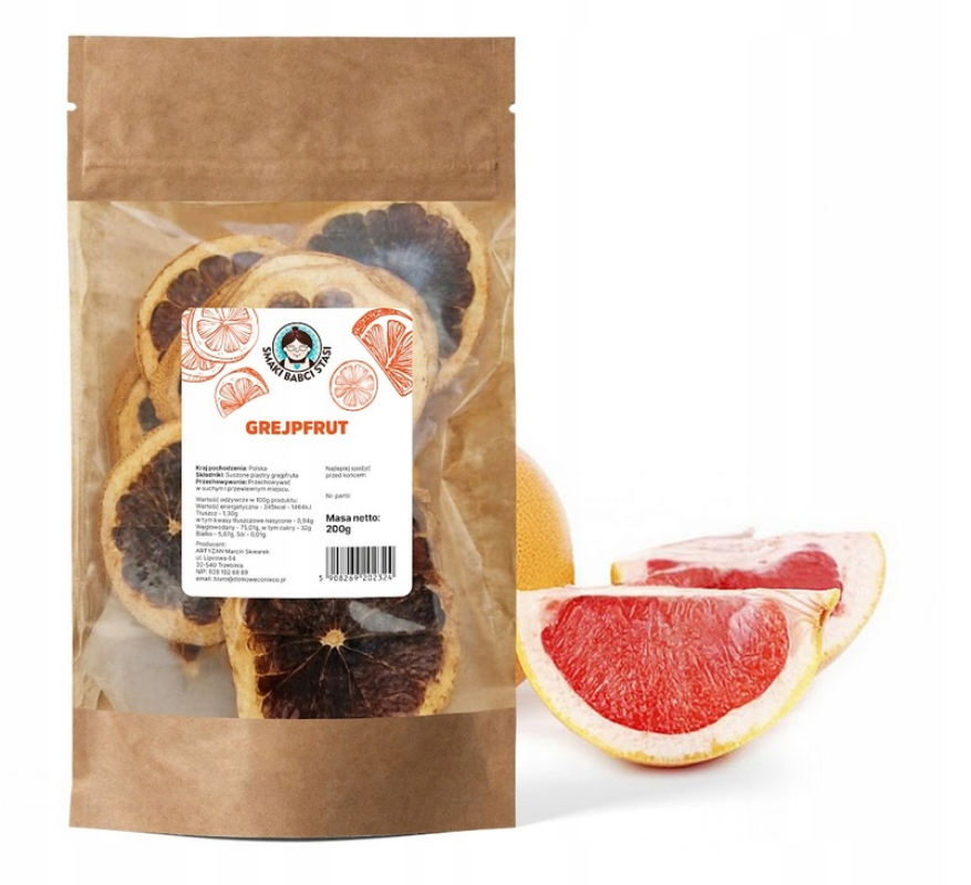 Suszone grejpfruty 200g