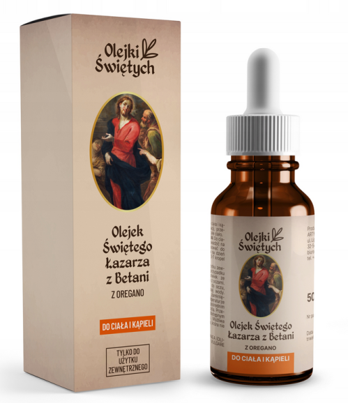 Olejek Świętego Łazarza z Betanii z Oregano 50ml