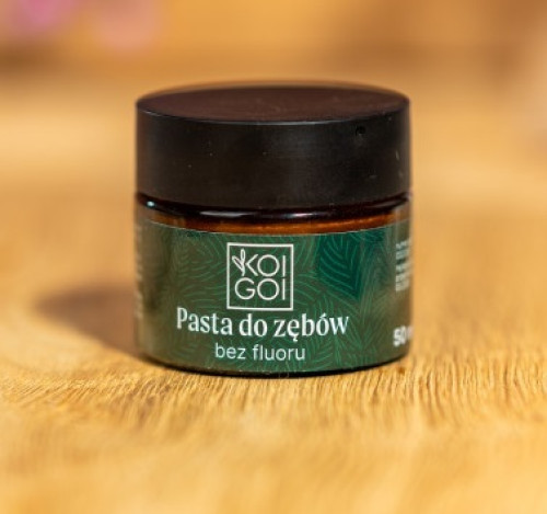 Naturalna Pasta do Zębów bez fluoru 
