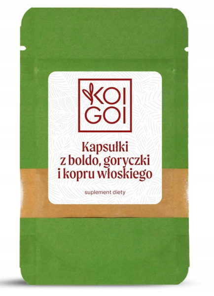 Kapsułki z&nbsp;boldo, goryczki i kopru włoskiego trawienie układ pokarmowy 30 szt